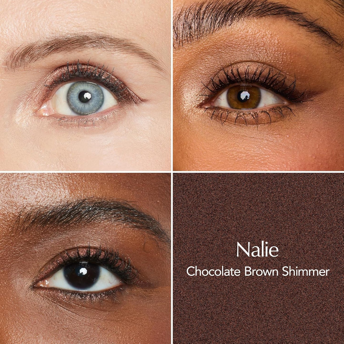 Thrive Causemetics Infinity Waterproof Eyeliner Pencil, Built In Sharpener & Smudge Tip, Long Lasting, Smudge Proof, Hyaluronic Acid & Shea Butter, Vegan, Cruelty Free, Nalie (Chocolate Brown Shimmer)