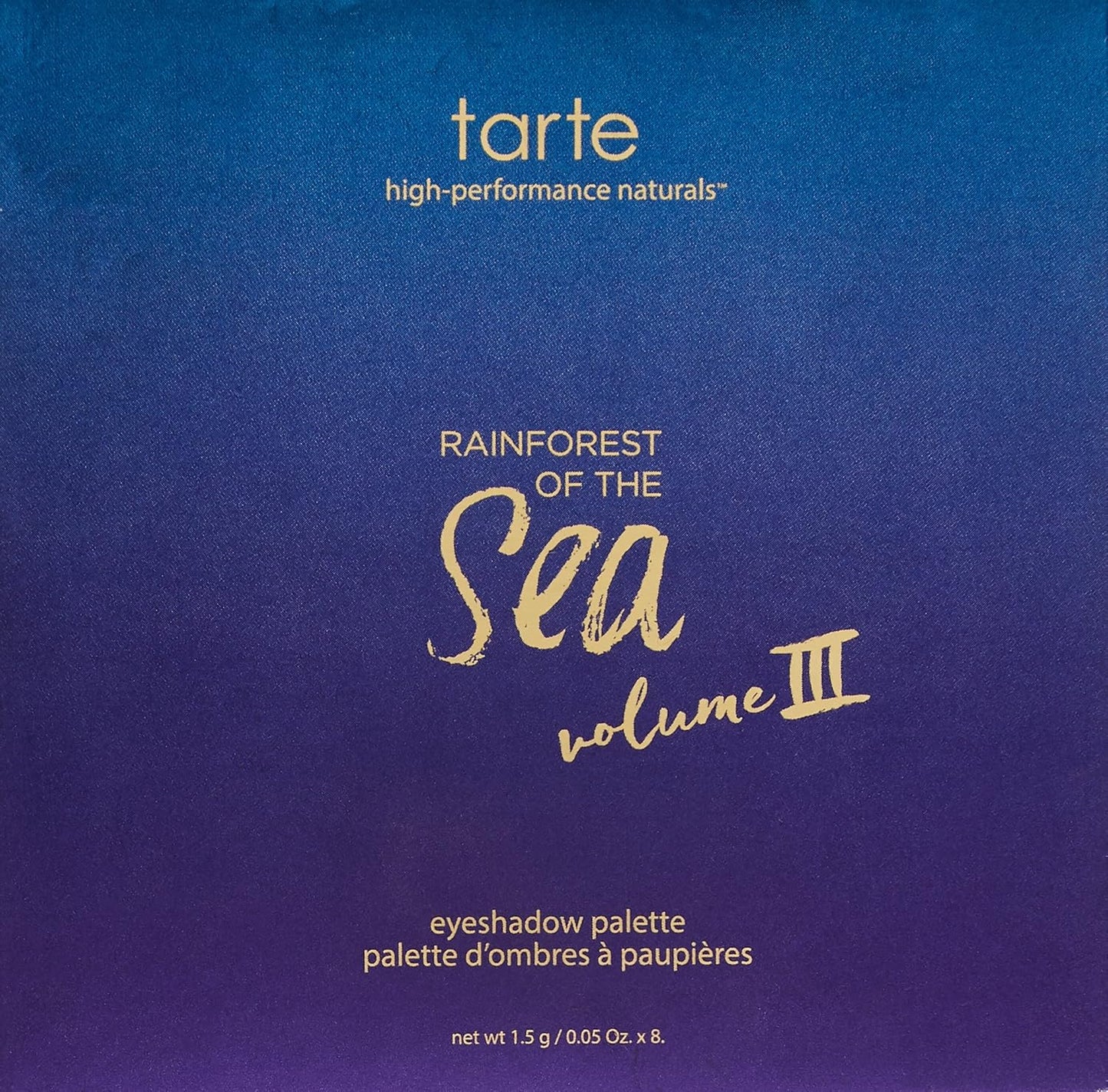 Tarte Rainforest of the Sea Vol. III Eyeshadow Palette Limited Edition